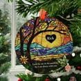 thumbnail image 2 of Custom Name Memorial Glass Suncatcher  Ornament Sunset Panel with Heart and Look for Me in the Sunshine Quote for Window Display, 2025, Holiday 2025, Festive Home Accent,, 2 of 5