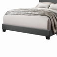 thumbnail image 4 of Acme Ishiko II Panel Bed in Gray Fabric, Multiple Sizes, 4 of 4