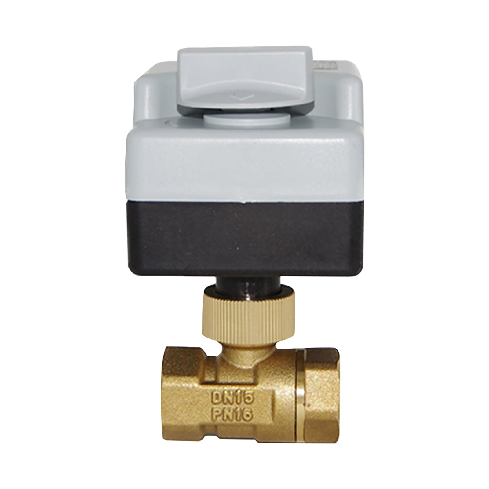 1.6Mpa Valve Pressure DN20 Ball Valve 304 Stainless Steel Brass Motorized Ball Valve for Fan Coil Water Control System Building Automation Regulate Fluid Flow 1.6Mpa Valve Pressure DN20 Ball Valve 304 Stainless Steel Brass Motorized Ball Valve for Fan Coil Water Control System Building Automation Regulate Fluid Flow