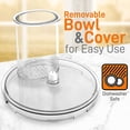 thumbnail image 4 of Food Processor Bowl, Cover and Pusher - Replacement Parts for NutriChef Multifunction Food Processor Model Number: NCFP8, 4 of 7