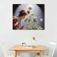 thumbnail image 2 of FUMJ Vintage Giclee Artwork Dandelions and Elves Picture Prints Wall Art on Canvas, Colorful Fairy Tale Paintings for Bedroom, Living Room Decoration,, 2 of 4
