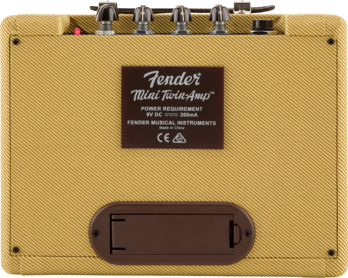 Fender Mini '57 Twin Amplifier Bundle with Fender Original Instrument Cable and 24-Pack Premium Picks (an Austin Bazaar Exclusive) - Tweed