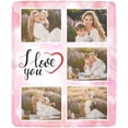 thumbnail image 3 of Gifts for Couple Customized Blankets with Photos for Couple Personalized Blanket with Picture Custom Blanket with Photo Collage Valentines Day Gifts for Wife Husband Girlfriend Boyfriend, 3 of 5