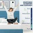8" Twin Mattress Memory Foam Mattress 5Layer Comfort Supportive