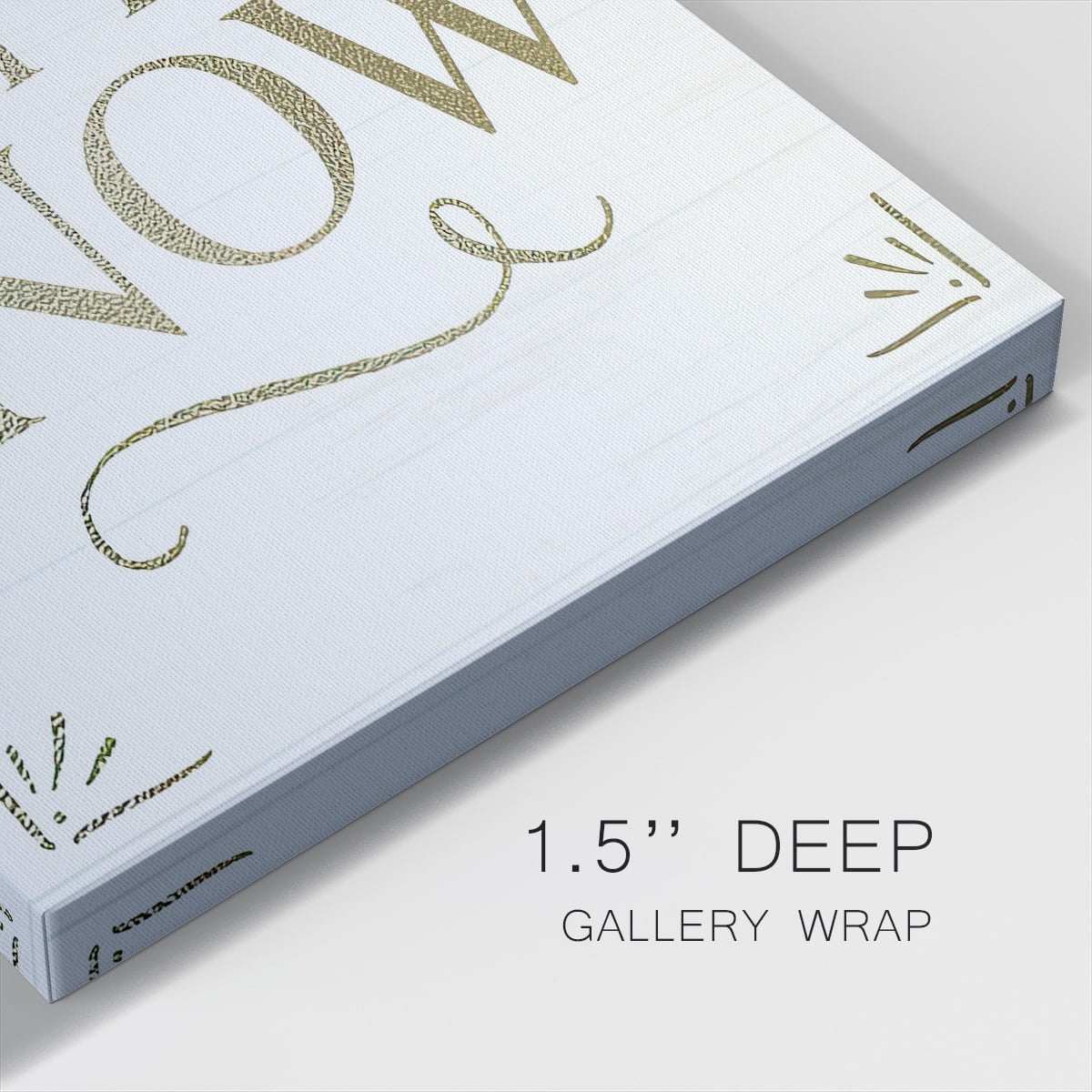 Golden Sentiments I- Gallery Wrapped Canvas