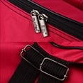 thumbnail image 2 of Compact Snare Drum Bag Backpack Case with Shoulder Strap Outside Pockets Musical Instrument Accessory Red, 2 of 7