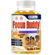 ROVita Omega 3 Gummies For Kids And Teen | Supports Healthy Brain Focus , Vision & Heart Health | Natural Fruit Flavor - 60 Gummies