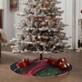 thumbnail image 4 of Sikiie Red Viper Jungle Intensity Christmas Tree Skirt, Christmas Tree Decorations, Christmas Decor, Tree Mat Decoration(30-48IN)-36", 4 of 6