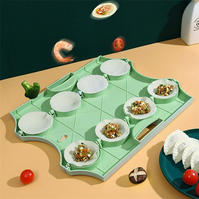 Limited Time Qaailabf Dumpling Mould Lazy Man Makes Dumpling Artifact Plastic Dumpling Mould 8grid Dumpling Mould Kitchen Tools