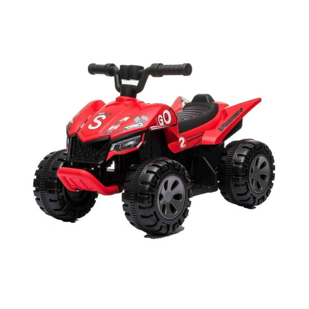 Cuatrimoto Eléctrica The Baby Shop - 8800010 6V 3Km/h Entrada USBMP3 Rojo -