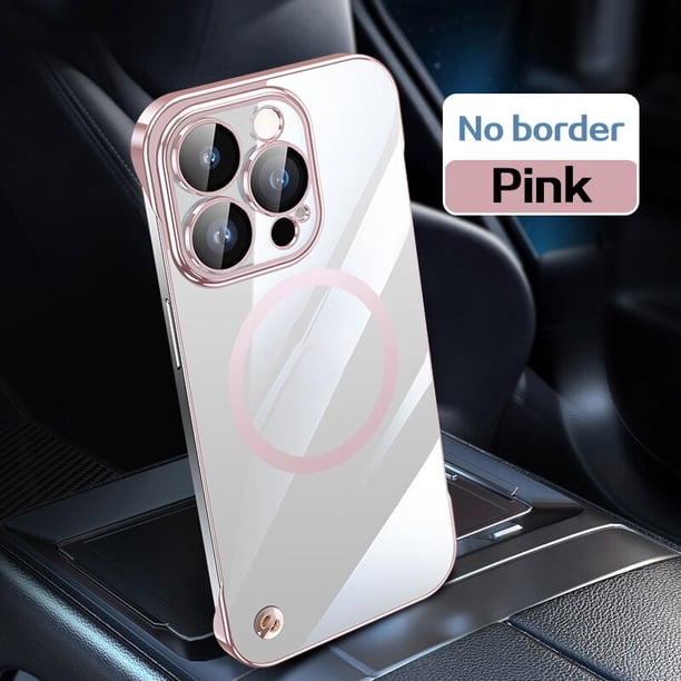 Magsafe-funda de lujo sin bordes para iPhone 14 Pro Max, carcasa protectora ultrafina de succión magnética, 12, 11, 13iPhone 12 Pro&CHINA&Caso y Protector de Pantalla Gao Jinjia LED