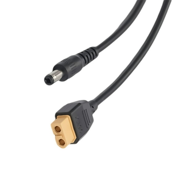 COOLHOOD XT60 Female to DC5.5mmx2.1mm 5.5x2.5mm Male Power Cable for FPV Goggles and Drones Charging Power Supply DC5521