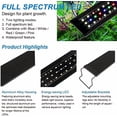 -Slim Full Aquarium Light with Adjustable Brackets,1250LM 30W for ...