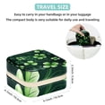 thumbnail image 5 of St. Patrick's Day Travel Portable Square Jewelry Box Organizer for Rings, Earrings, Necklaces, Bracelets, etc. for Girls and Women, 5 of 6