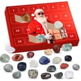 thumbnail image 4 of Matoen12 New Christmas Countdown 24 Days Gifts Box Colorful Stone Gifts Box, 4 of 6