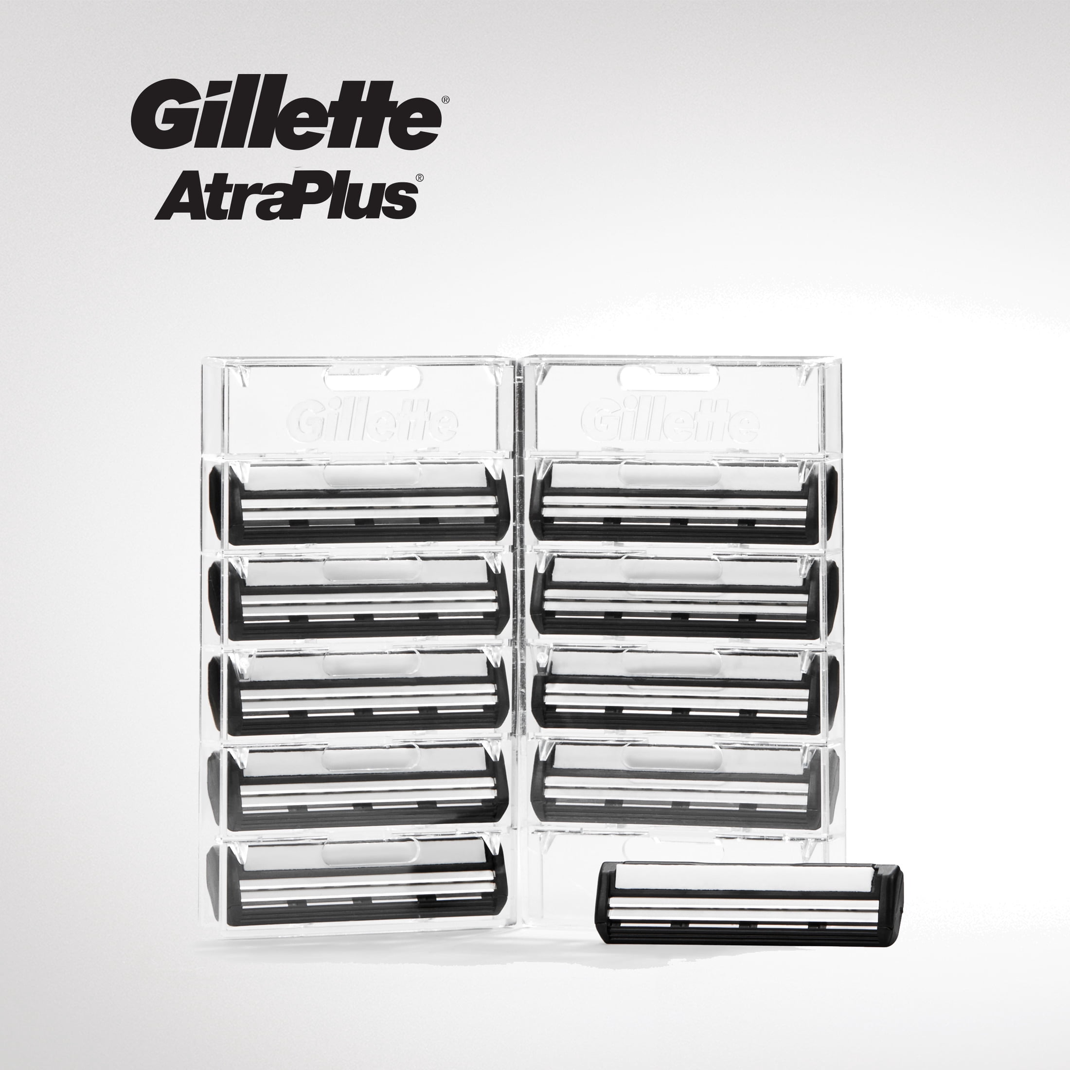 Gillette Atra Plus Mens Razor Blade Refill Cartridges, 10 Ct