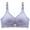 Blue, variant on Women's Maternity Adjustable Breastfeeding Bra - Wire-Free, Nylon, All Season Nursing Underwear