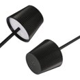 thumbnail image 3 of Lámpara De Mesa Lámpara Carga Mesa Art Atmosphere USB Plisado Night Light (2000mAh) Negro Likrtyny Para estrenar, 3 of 9