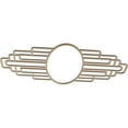 thumbnail image 2 of Ekena Millwork 40"W x 20"H x 11"IW x 19"IH x 3/8"T Elizabeth Wood Fretwork Pierced Ceiling Medallion, Hickory, 2 of 3