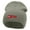 Grey, variant on Den Embroidered 8 inch Acrylic Short Blank Beanie - White OSFM