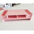 thumbnail image 4 of 1Pc Creative Monitor Shelf Multifunction Display Riser Rack Creative Storage Bracket for Home Office Desktop (Pink), 4 of 6