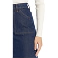 thumbnail image 2 of Lucky Brand High Rise Button Up Midi Jean Skirt Livingston 25, 2 of 3