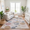 thumbnail image 7 of Addison Rugs Mayfield Premium Machine Washable Transitional Geometric Blush Rectangle Rug, 3' x 5', 7 of 7