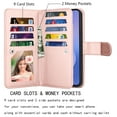 thumbnail image 2 of For Samsung Galaxy S25 FE Case Wallet with Card Holder, Lanyard and Kickstand for Women Men, Ebizware Magnetic Flip Detachable PU Leather Wallet Phone Case Cover for Samsung Galaxy S25 FE - Marble, 2 of 7