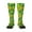 1 Black, variant on Autumn Corn print thigh-high socks, crafted for both men and women with a stretchy, high-opaque design perfect for daily wear