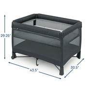 Chicco Dash Instant Setup Playard - Charcoal (Grey), New