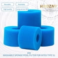 thumbnail image 2 of Jinswick Reusable 6-pack Type VI Sponge Cartridge, Type VI Spa Filter and Hot Tub Filter for Bestway Spa Replacement Filters Filter Pump, 2 of 10