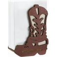 thumbnail image 1 of Servilletero de madera estilo vaquero del oeste, dispensador de servilletas rústico, soporte de papel de pie para cocina, restaurante, casa de campo, fiesta, 3,92×2,68×5,67 pulgadas, 1 of 5