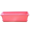 thumbnail image 2 of Dosaele Window Box Planter Vegetable Growing Box  17/19 Inches Rectangular Planters Box with Drainage Holes and Trays for Windowsill Decor Outdoor Indoor, 2 of 8
