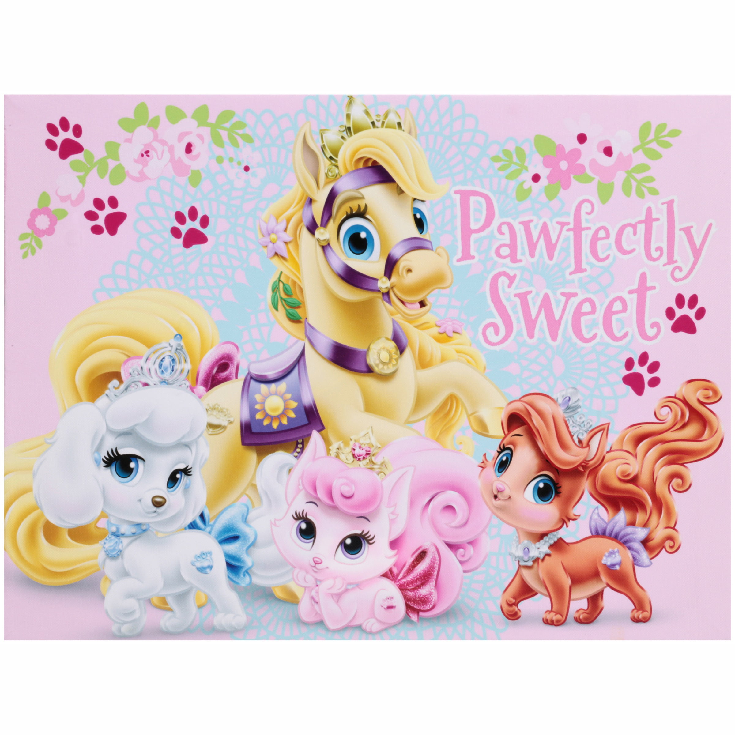 DISNEY PRINCESS PALACE PETS Wall Decals Room Decor Stickers FOREVER FRIEND Quote 