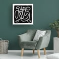 thumbnail image 2 of Trademark Fine Art Sharyn Bursic Black Scribble 3 Canvas Wall Art, 2 of 4