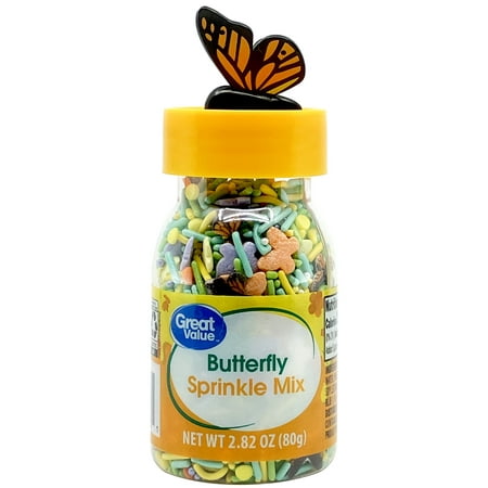 Great Value Butterfly Sprinkle Mix, 2.82 oz