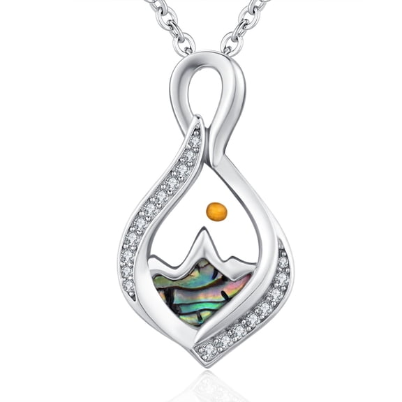 TANGPOET Mustard Seed Pendant Necklace for Women S925 Sterling Silver Faith of A Mustard Seed Jewelry Your Faith Can Move Mountains Christian Gift for Birthday Christmas