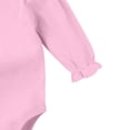 thumbnail image 6 of Auroural 3-6 Month Onesies Girl Children's Solid Color Long Sleeved Jumpsuit Baby Summer Breathable and Comfortable Bag Fart, 6 of 6