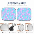 thumbnail image 6 of Naloa Purple Dragon Scales 2 Piece Foldable Car Sun Shades, Car Windshield Sunshade, Front Window Sunshade for Car, Truck, SUV - Large, 6 of 7
