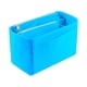 thumbnail image 2 of Seitruly Bolsa de cosméticos resistente y duradera hecha con fieltro, regalos bien organizados, bolsa de cosméticos de viaje, azul cielo XL Type3 NO3, 2 of 6