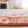 thumbnail image 5 of SAFAVIEH Madison Lanford Vintage Geometric Runner Rug, Rust/Pink, 2' x 8', 5 of 9