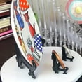 thumbnail image 2 of CIMAXIC 12pcs Dish Display Stands Multi-functional Plastic Display Stand Plastic Rack,3.94"X2.09"X0.31", 2 of 5