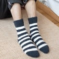 thumbnail image 2 of TELOLY Socks Dress Comfortably Athletic Socks Women Dress Comfortably Ankle with Fleece Lining Fluffy Slippers,Style1, 2 of 2