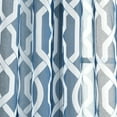 thumbnail image 3 of Lush Decor Edward Trellis Metal Grommets Window Panel, 84" x 52", Navy, Pair, 3 of 11