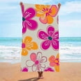 thumbnail image 1 of Camisones sin mangas con estampado de verano para mujer, batas de baño, toallas de playa, batas de poliéster, 1 of 4