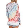 thumbnail image 3 of DYMADE T-shirt à Manches Longues Col Rond Mode Été pour Femmes Haut Décontracté Ample, 3 of 4