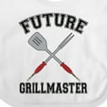 thumbnail image 4 of Inktastic Future Grillmaster Bbq Grilling Boys or Girls Baby Bib, 4 of 4