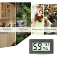 thumbnail image 5 of EGNMCR 3-Pack Mini Digital Temperature-Humidity Detector With Display Suitable For Humidor Greenhouse Garden Cellar Closet Guitar Case the hygrometer, 5 of 5