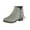 Gray, variant on Fesfesfes Women's Boots Comfortable Retro Tassel Side Zipper Low Heeled Round Toe 6.5(38)