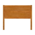 thumbnail image 4 of AFI Aveline Full Size Mid-Century Panel Solid Wood Headboard in Light Toffee, 4 of 8